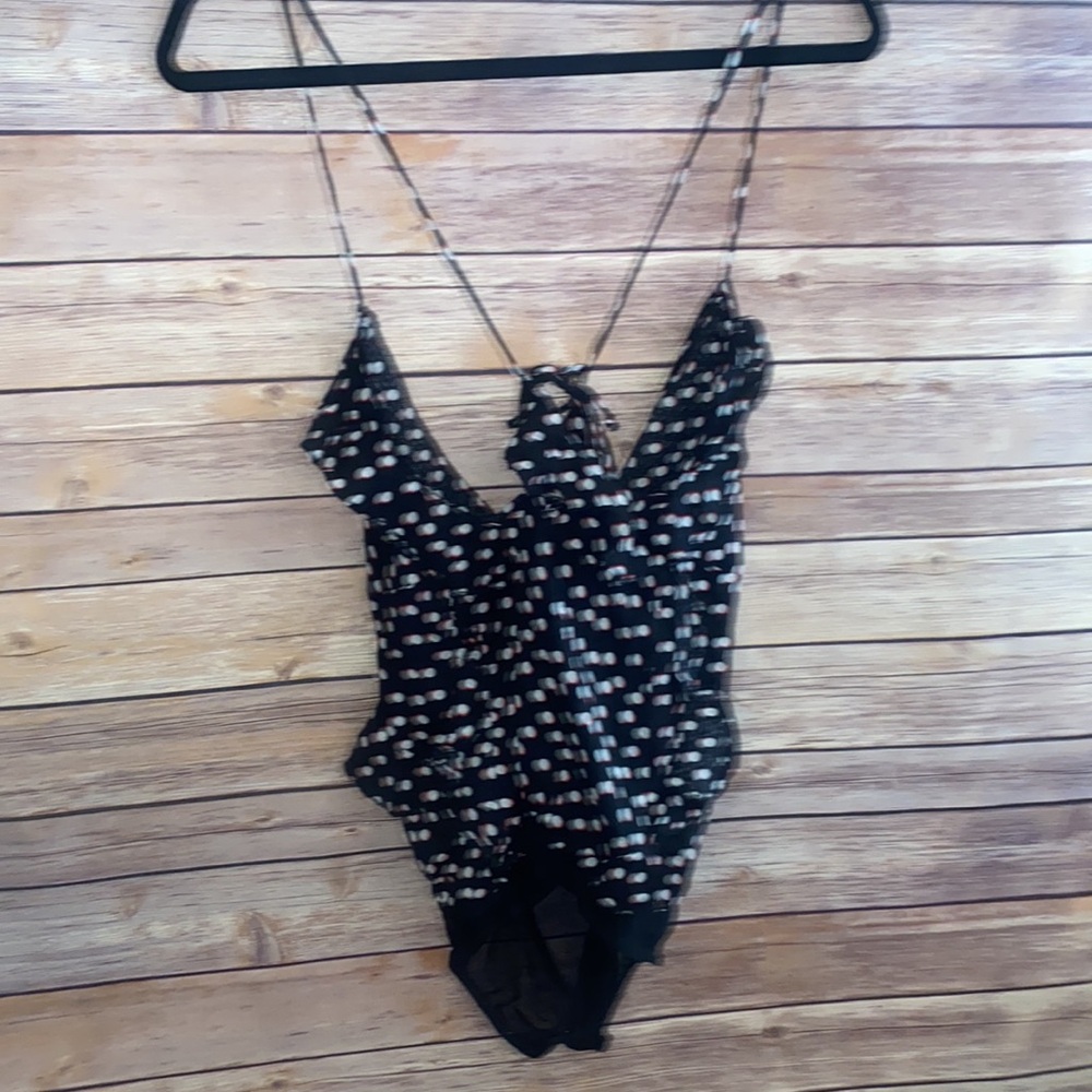 NWT Free People Bodysuit Snap Closure Size Small - Picture 5 of 11